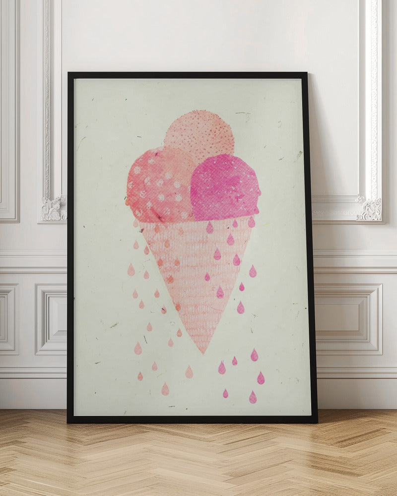 Yummy Ice - Stretched Canvas, Poster or Fine Art Print I Heart Wall Art