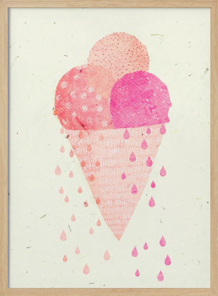 Yummy Ice - Stretched Canvas, Poster or Fine Art Print I Heart Wall Art