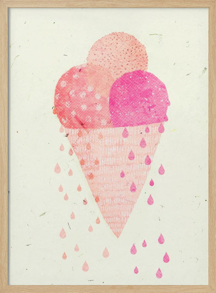 Yummy Ice - Stretched Canvas, Poster or Fine Art Print I Heart Wall Art