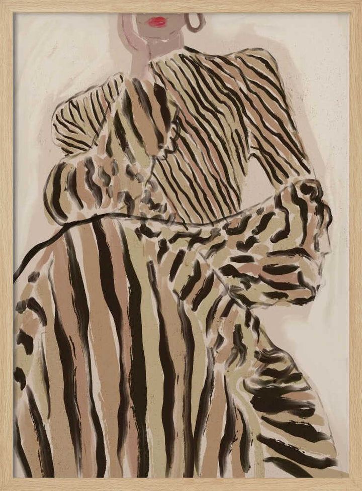 Zebra Elegance - Stretched Canvas, Poster or Fine Art Print - I Heart Wall Art - Poster Print, Canvas Print or Framed Art Print