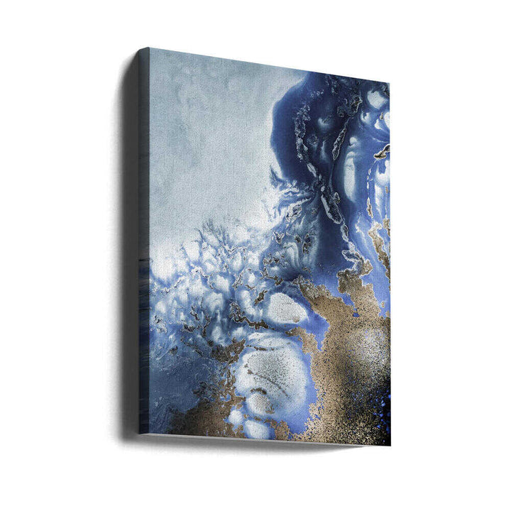 Zen Art &amp;039;Ocean Wave Waltz 2&amp;039; - Watercolor waves - Stretched Canvas, Poster or Fine Art Print - I Heart Wall Art - Poster Print, Canvas Print or Framed Art Print