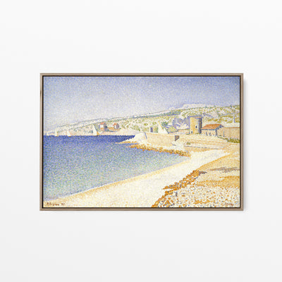 The Jetty at Cassis, Opus 198 by Paul Signac- Stretched Canvas Print or Framed Fine Art Print I Heart Wall Art Australia 