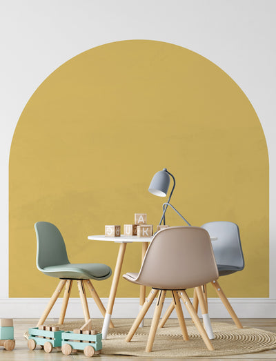 Arch Decal Wallpaper Yellow- Peel and Stick Removable Wallpaper I Heart Wall Art Australia 