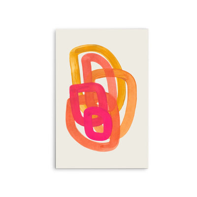 70s Spiral by Ejaaz Haniff - Stretched Canvas Print or Framed Fine Art Print - Artwork I Heart Wall Art Australia 