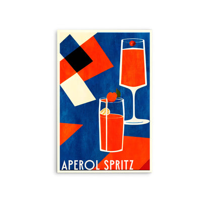 Aperol Spritz by Bo Anderson - Stretched Canvas Print or Framed Fine Art Print - Artwork I Heart Wall Art Australia 