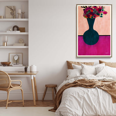 My Little Flowers by Bo Anderson - Stretched Canvas Print or Framed Fine Art Print - Artwork I Heart Wall Art Australia 