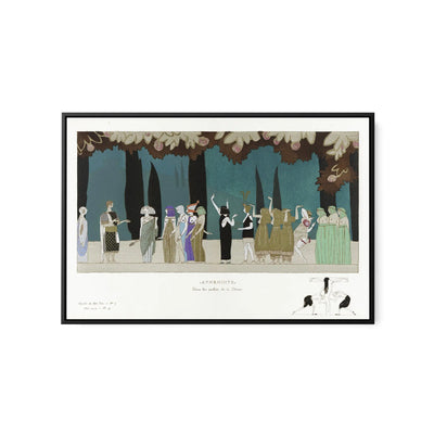 Aphrodite–In the gardens of the Goddess (1914) by Charles Martin- Stretched Canvas Print or Framed Fine Art Print I Heart Wall Art Australia 