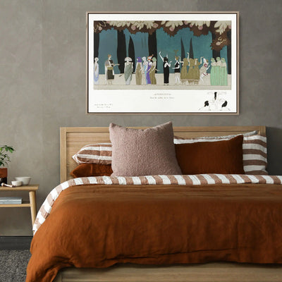 Aphrodite–In the gardens of the Goddess (1914) by Charles Martin- Stretched Canvas Print or Framed Fine Art Print I Heart Wall Art Australia 