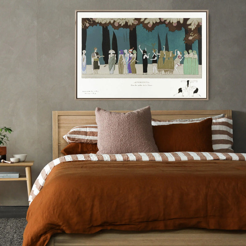 Aphrodite–In the gardens of the Goddess (1914) by Charles Martin- Stretched Canvas Print or Framed Fine Art Print I Heart Wall Art Australia 