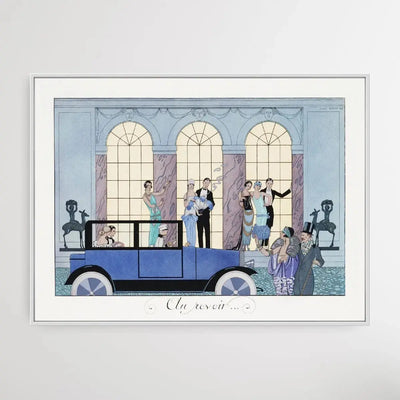Au Revoir (1920) by George Barbier - I Heart Wall Art - Poster Print, Canvas Print or Framed Art Print