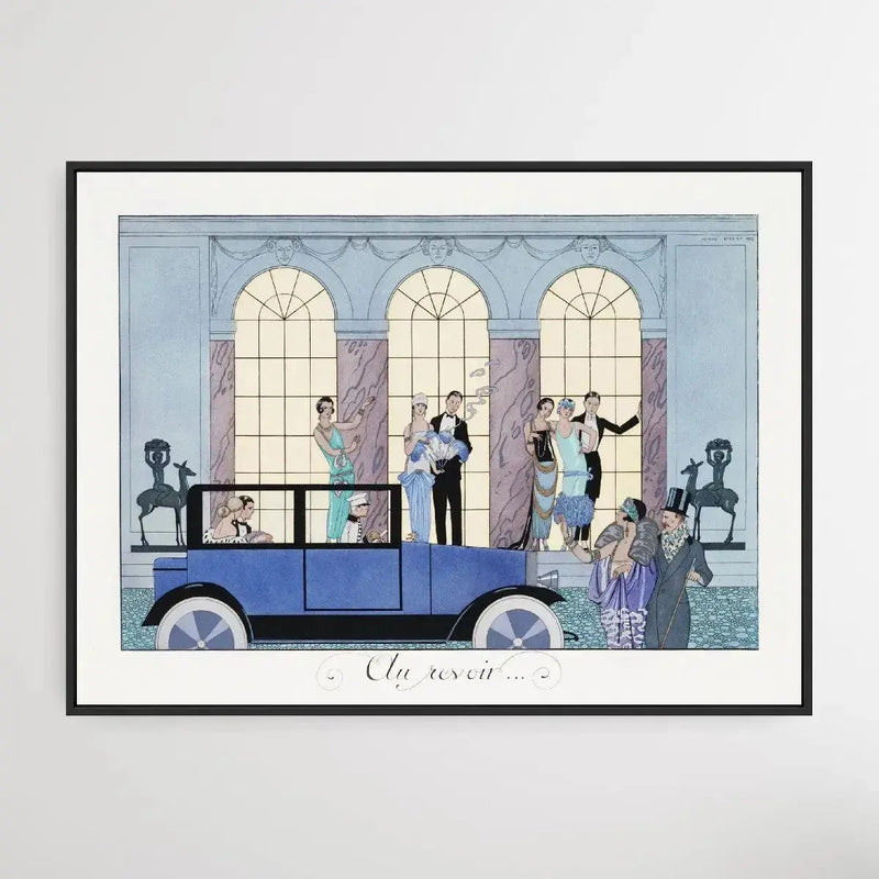 Au Revoir (1920) by George Barbier - I Heart Wall Art - Poster Print, Canvas Print or Framed Art Print