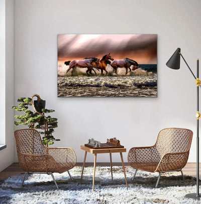 Australian Horses - Beach Photographic Print - I Heart Wall Art - Poster Print, Canvas Print or Framed Art Print