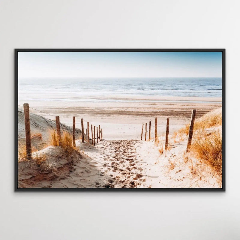 Beach Access - Photographic Beach Print on Canvas or Paper - I Heart Wall Art - Poster Print, Canvas Print or Framed Art Print