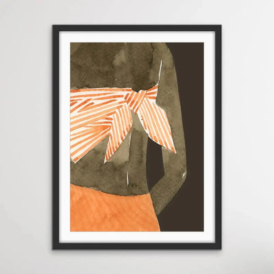 Becca Print 2 in Red - Watercolour Illustration Set - I Heart Wall Art - Poster Print, Canvas Print or Framed Art Print