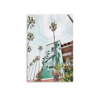 Beverly Hills Hotel - Vintage Retro Mid Century Modern - Stretched Canvas Print or Framed Fine Art Print - Artwork I Heart Wall Art Australia 