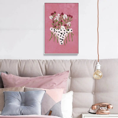 Blooming Slip by Raissa Oltmanns - Stretched Canvas Print or Framed Fine Art Print - Artwork - I Heart Wall Art - Poster Print, Canvas Print or Framed Art Print