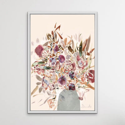 Blooms - Abstract Floral Print by Dan Hobday On Paper Or Canvas - I Heart Wall Art - Poster Print, Canvas Print or Framed Art Print