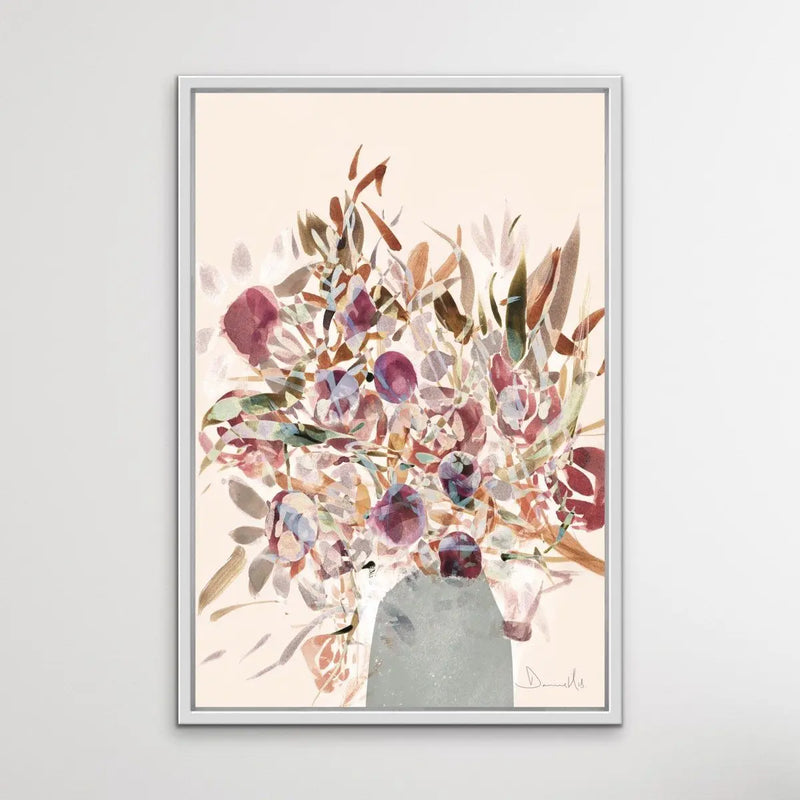 Blooms - Abstract Floral Print by Dan Hobday On Paper Or Canvas - I Heart Wall Art - Poster Print, Canvas Print or Framed Art Print