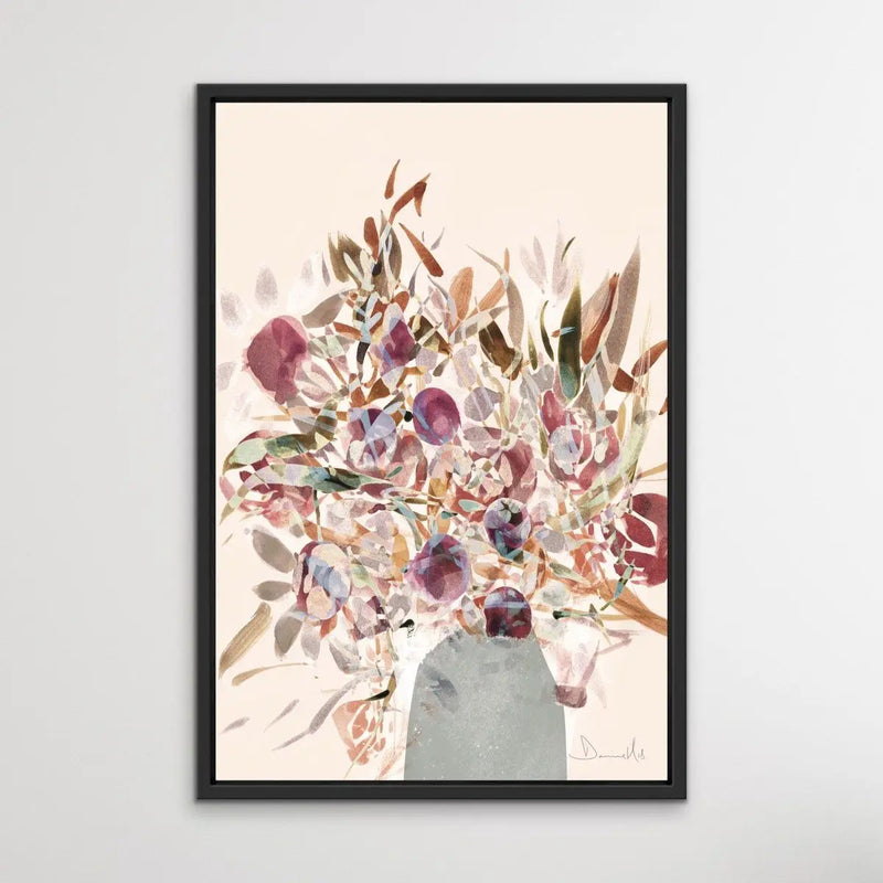 Blooms - Abstract Floral Print by Dan Hobday On Paper Or Canvas - I Heart Wall Art - Poster Print, Canvas Print or Framed Art Print