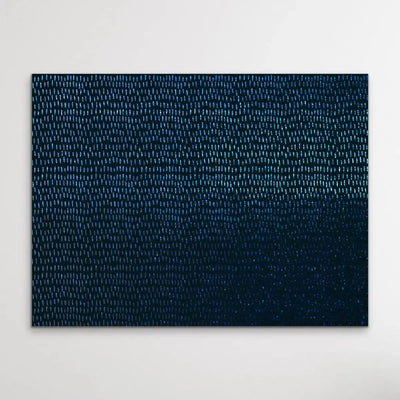 Blue Lines - Dark Blue Abstract Artwork Print - I Heart Wall Art - Poster Print, Canvas Print or Framed Art Print