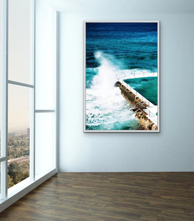 Bondi Icebergs Swimming Pool - Photographic Wall Art Print - I Heart Wall Art - Poster Print, Canvas Print or Framed Art Print