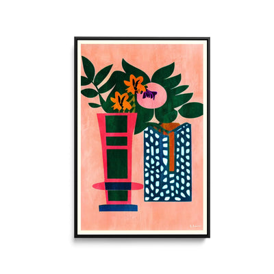 Bonjour, Mi Amor by Bo Anderson - Stretched Canvas Print or Framed Fine Art Print - Artwork I Heart Wall Art Australia 