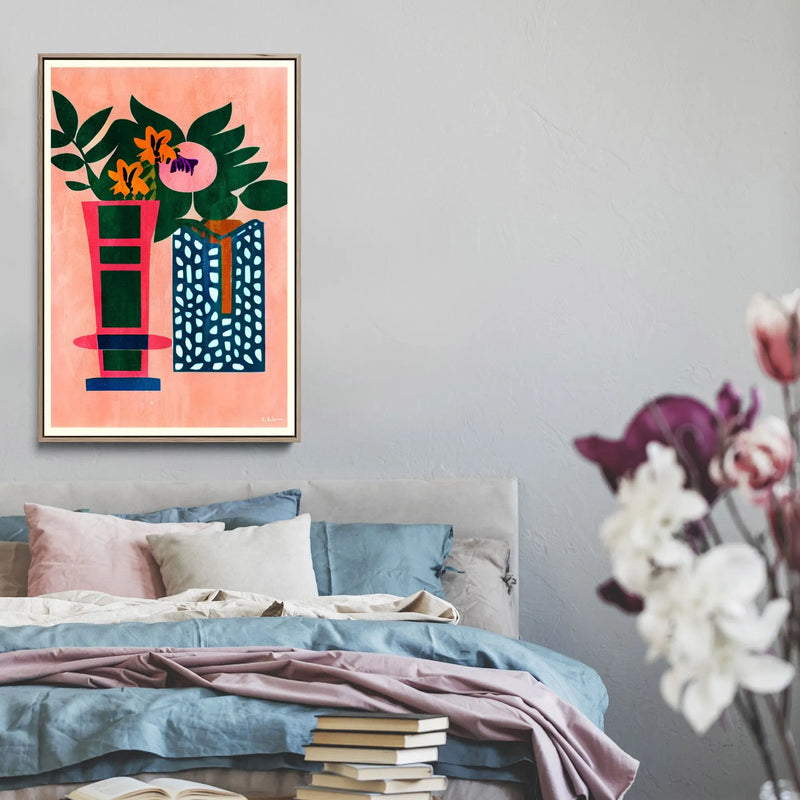 Bonjour, Mi Amor by Bo Anderson - Stretched Canvas Print or Framed Fine Art Print - Artwork I Heart Wall Art Australia 