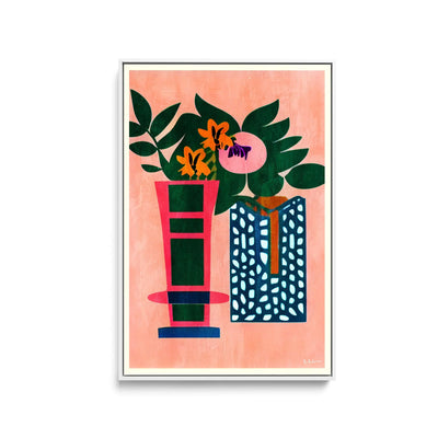 Bonjour, Mi Amor by Bo Anderson - Stretched Canvas Print or Framed Fine Art Print - Artwork I Heart Wall Art Australia 