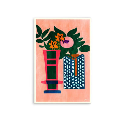 Bonjour, Mi Amor by Bo Anderson - Stretched Canvas Print or Framed Fine Art Print - Artwork I Heart Wall Art Australia 