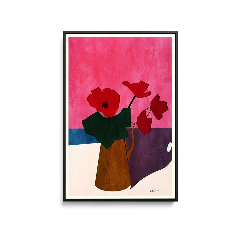 Bonsoir, Cherie by Bo Anderson - Stretched Canvas Print or Framed Fine Art Print - Artwork I Heart Wall Art Australia 