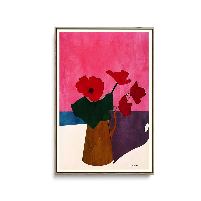 Bonsoir, Cherie by Bo Anderson - Stretched Canvas Print or Framed Fine Art Print - Artwork I Heart Wall Art Australia 