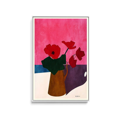 Bonsoir, Cherie by Bo Anderson - Stretched Canvas Print or Framed Fine Art Print - Artwork I Heart Wall Art Australia 