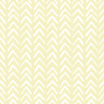 Boomerangs on Yellow - Geometric Peel and Stick Removable Wallpaper - I Heart Wall Art - Poster Print, Canvas Print or Framed Art Print