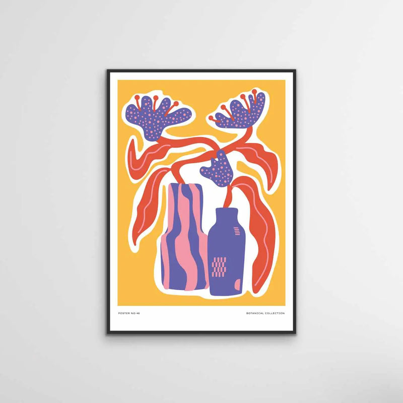 Botanical Collection Print 48 - Poster Style Colourful print - I Heart Wall Art - Poster Print, Canvas Print or Framed Art Print
