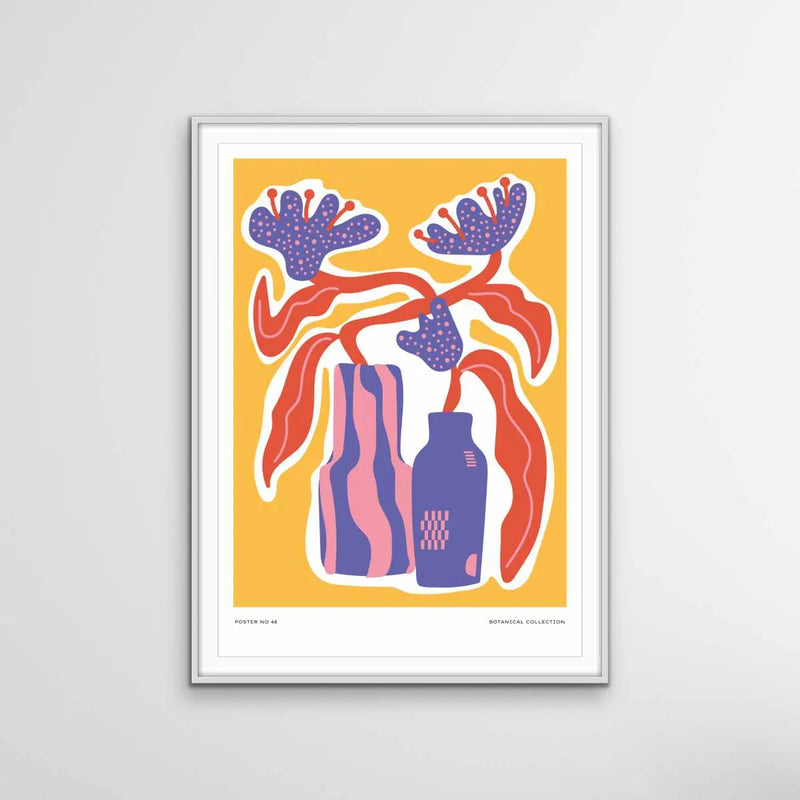 Botanical Collection Print 48 - Poster Style Colourful print - I Heart Wall Art - Poster Print, Canvas Print or Framed Art Print