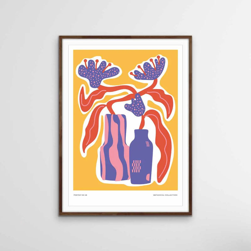 Botanical Collection Print 48 - Poster Style Colourful print - I Heart Wall Art - Poster Print, Canvas Print or Framed Art Print