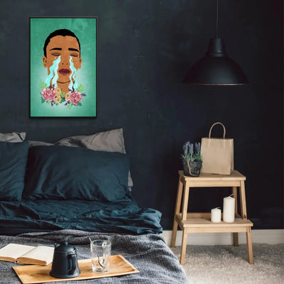 Boys Do Cry by Raissa Oltmanns - Stretched Canvas Print or Framed Fine Art Print - Artwork - I Heart Wall Art - Poster Print, Canvas Print or Framed Art Print