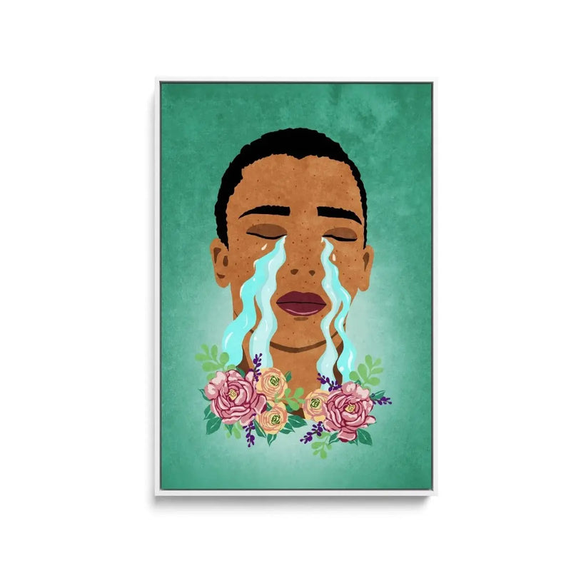 Boys Do Cry by Raissa Oltmanns - Stretched Canvas Print or Framed Fine Art Print - Artwork - I Heart Wall Art - Poster Print, Canvas Print or Framed Art Print