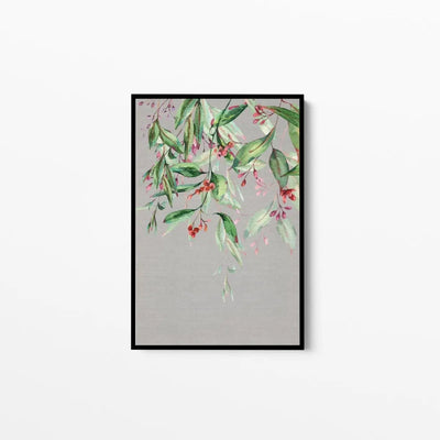 Branch Of Hope - Eucalyptus Branch Watercolour Canvas Wall Art Prints - I Heart Wall Art - Poster Print, Canvas Print or Framed Art Print