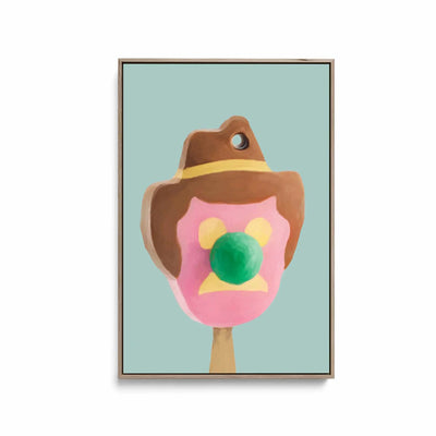 Bubble O Bill - Stretched Canvas Print or Framed Fine Art Print - Artwork I Heart Wall Art Australia 