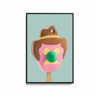 Bubble O Bill - Stretched Canvas Print or Framed Fine Art Print - Artwork I Heart Wall Art Australia 