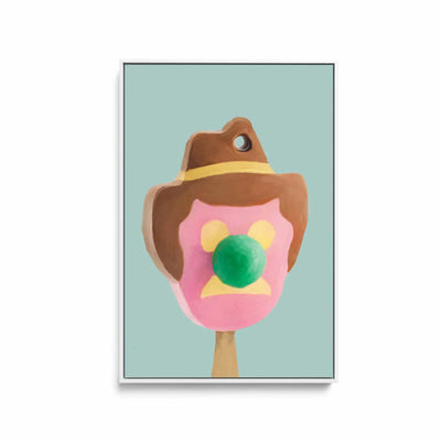 Bubble O Bill - Stretched Canvas Print or Framed Fine Art Print - Artwork I Heart Wall Art Australia 