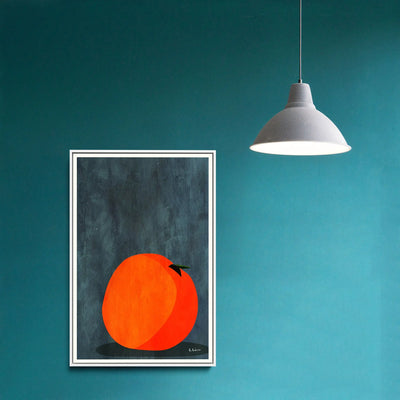 Calmly Sleeping Apple by Bo Anderson - Stretched Canvas Print or Framed Fine Art Print - Artwork I Heart Wall Art Australia 