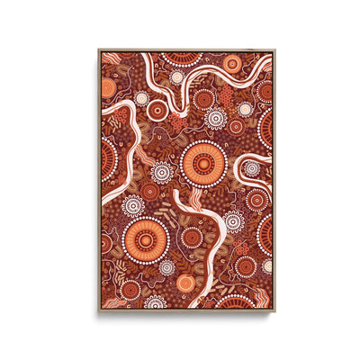 Cannobie - Dry Season Edition 3 by Leah Cummins - Stretched Canvas Print or Framed Fine Art Print - Artwork I Heart Wall Art Australia 