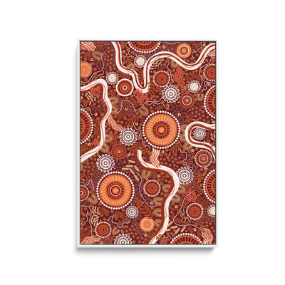 Cannobie - Dry Season Edition 3 by Leah Cummins - Stretched Canvas Print or Framed Fine Art Print - Artwork I Heart Wall Art Australia 