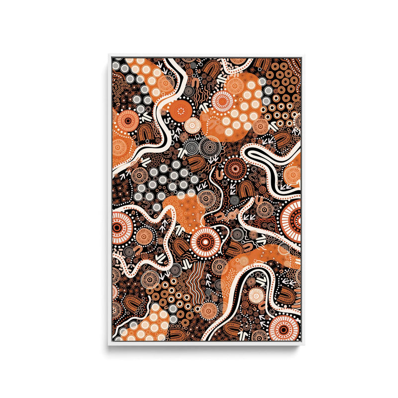 Canobie - Dry Season Edition 1 by Leah Cummins - Stretched Canvas Print or Framed Fine Art Print - Artwork I Heart Wall Art Australia 