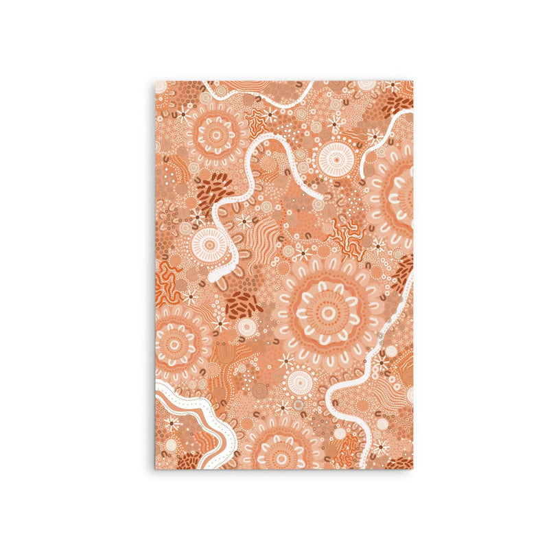 Canobie by Leah Cummins Winter Edition 3  - Stretched Canvas Print or Framed Fine Art Print - Aboriginal Artwork I Heart Wall Art Australia 