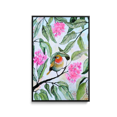 Ce Que Tu Entends, Cest Mon Coeur by Jouant Sylvie Demers - Stretched Canvas Print or Framed Fine Art Print - Artwork I Heart Wall Art Australia 