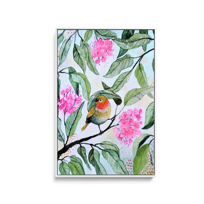 Ce Que Tu Entends, Cest Mon Coeur by Jouant Sylvie Demers - Stretched Canvas Print or Framed Fine Art Print - Artwork I Heart Wall Art Australia 