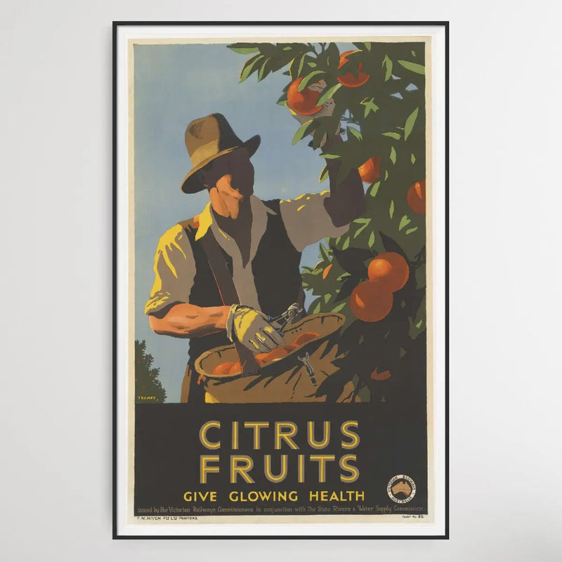 Citrus Fruit Gives Glowing Health - I Heart Wall Art